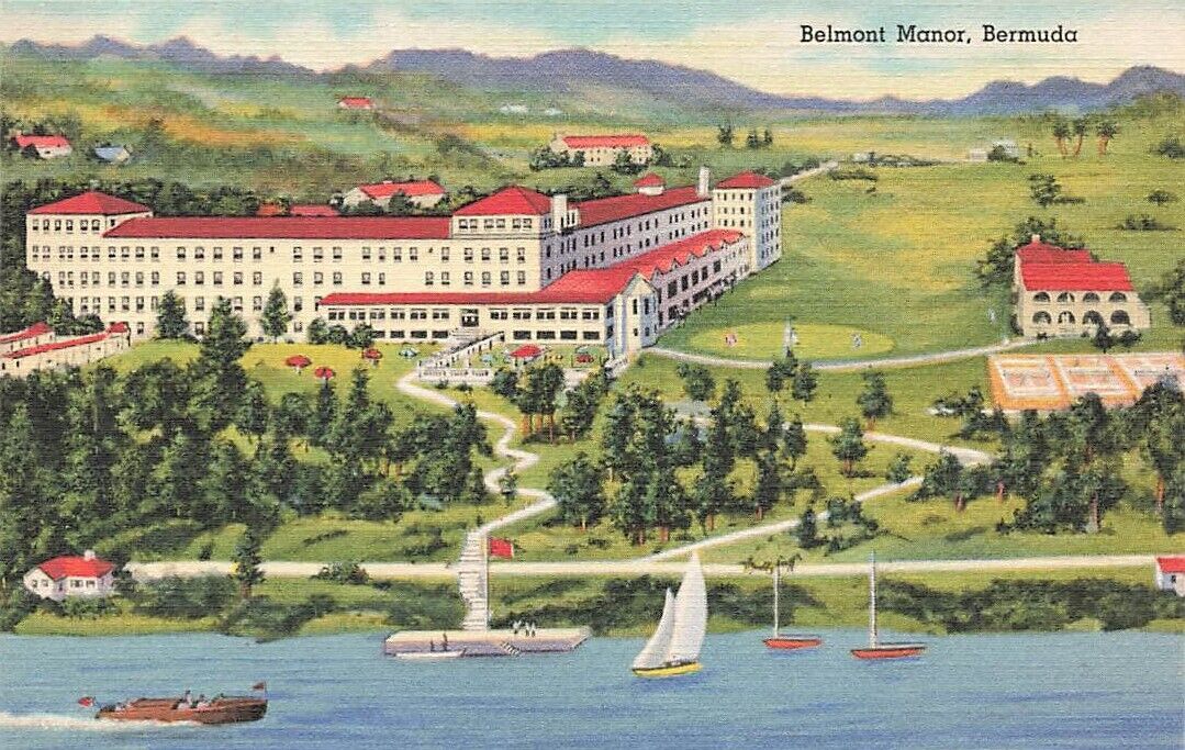 Postcard Belmont Manor Bermuda 