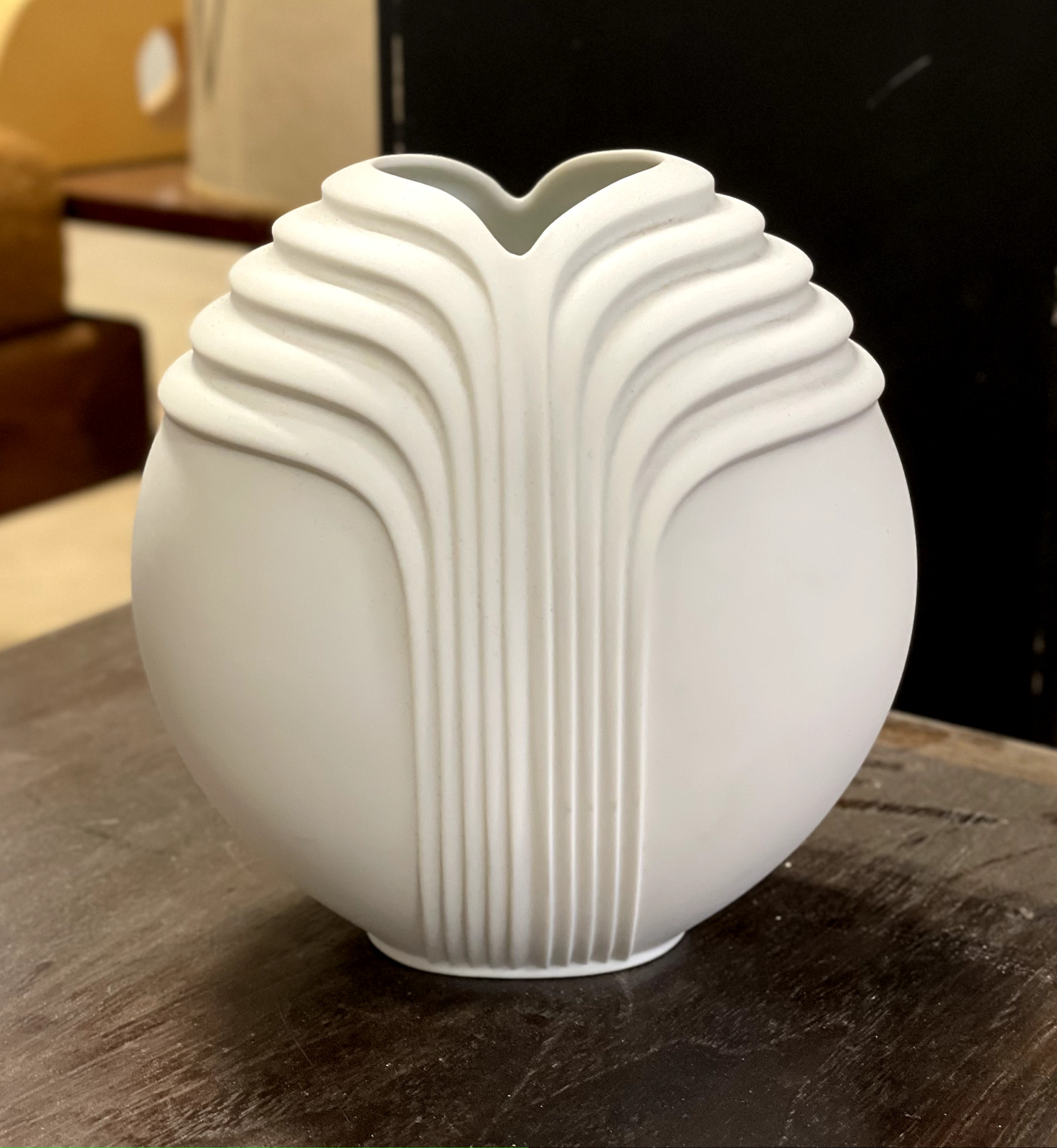 Vintage Rosenthal Studio Line Porcelain Oval Vase Germany (7x6.5x4)