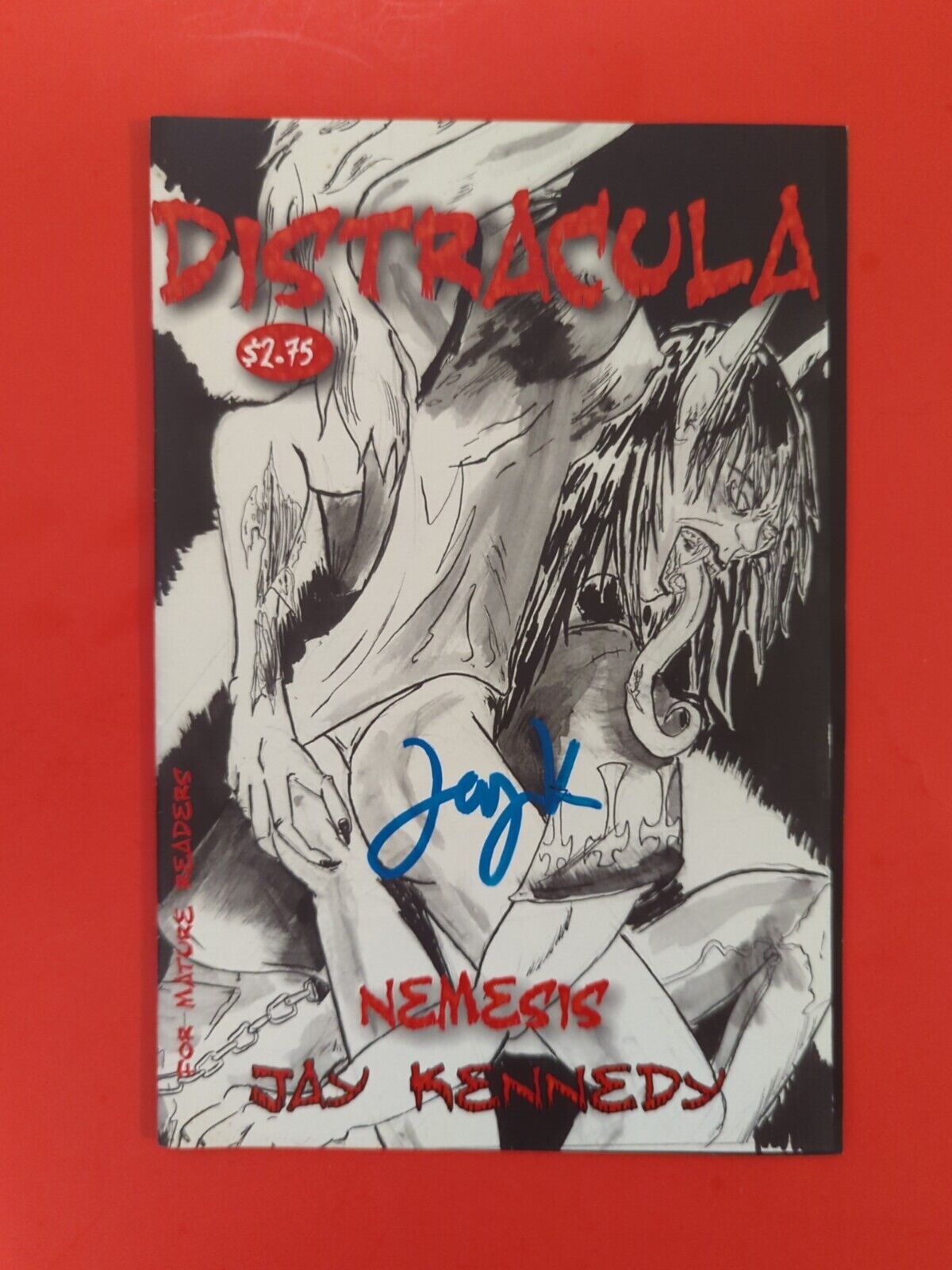 DISTRACULA Nemesis  Signed By Jay Kennedy VHTF RARE (B4) Comic 