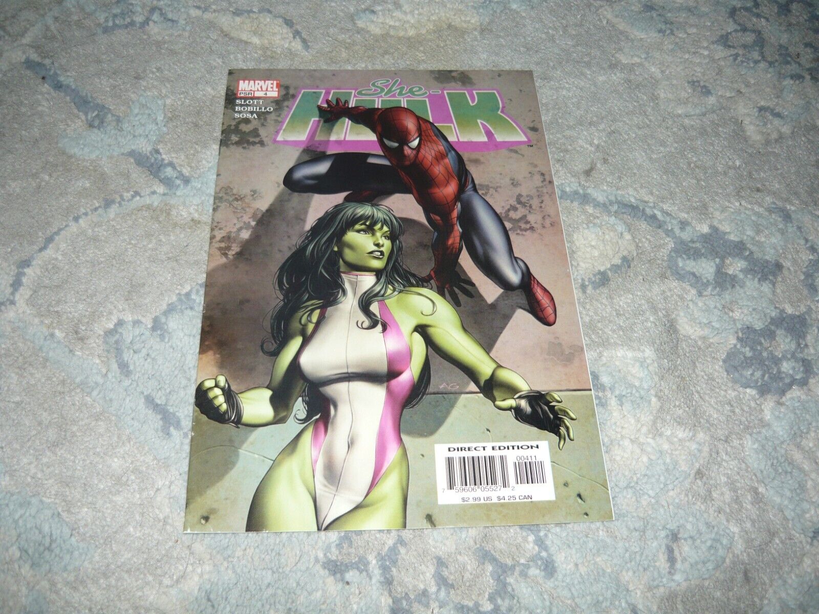 She-Hulk #4 ~ ADI GRANOV COVER ~ 1ST  PRINT ~ DAN SLOTT ~ MARVEL ~ 2004 ~ NM-