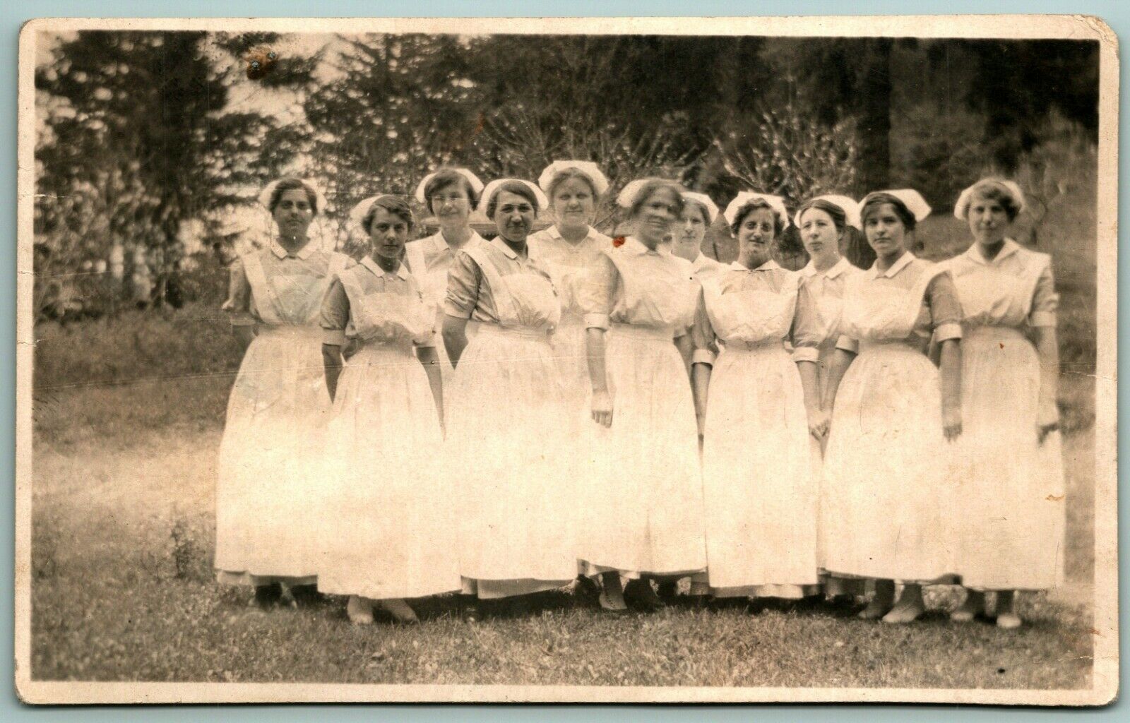 RPPC 1916 Senior Class School of Nursing Portland Oregon OR Postcard F16