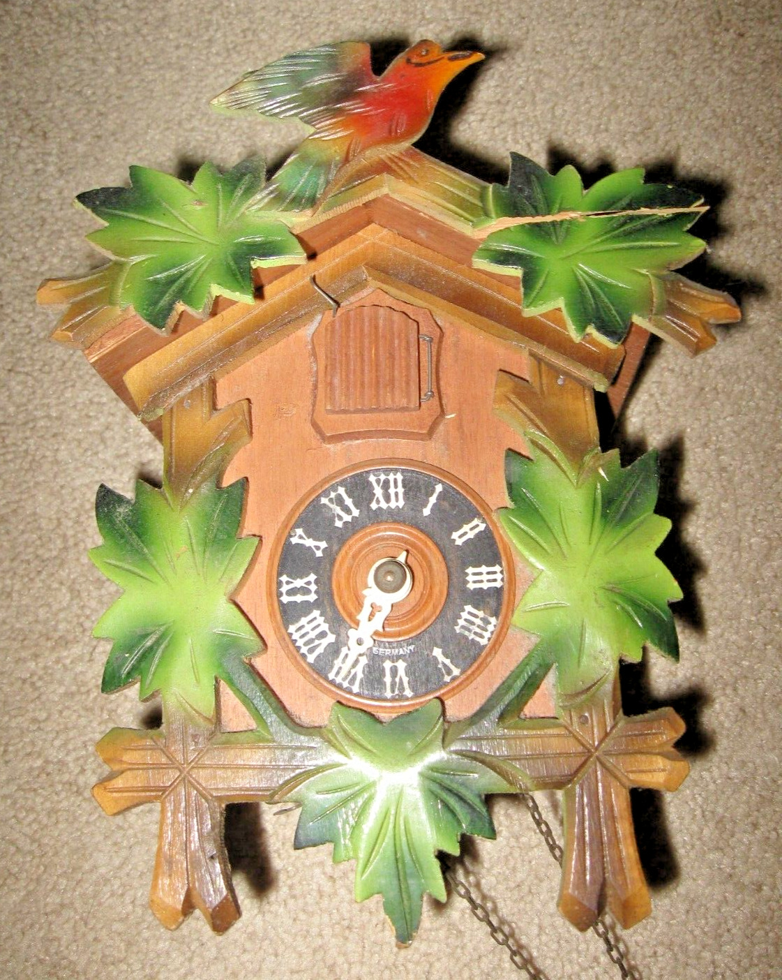 Vintage-Black Forest Cuckoo Clock Germany