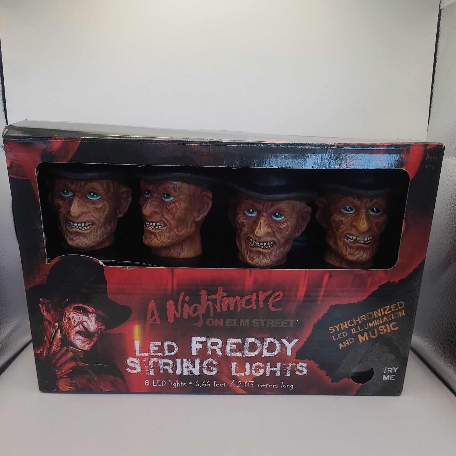 A Nightmare On Elm Street Led Freddy String Lights 8 LED 6.66 feet (E1)