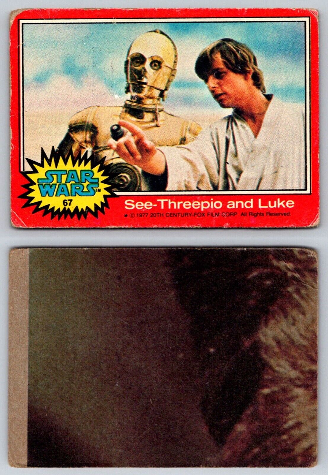 1977 Topps STAR WARS - Series 2 Red - U Pick Complete Your Set - Good Cond.