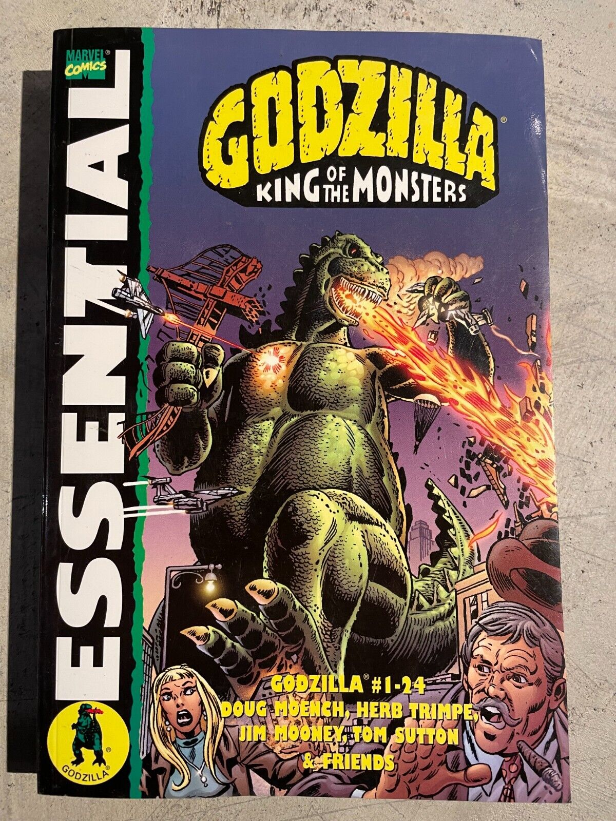 Essential Godzilla King of Monsters Complete Marvel #1-24 TPB OOP RARE NM-
