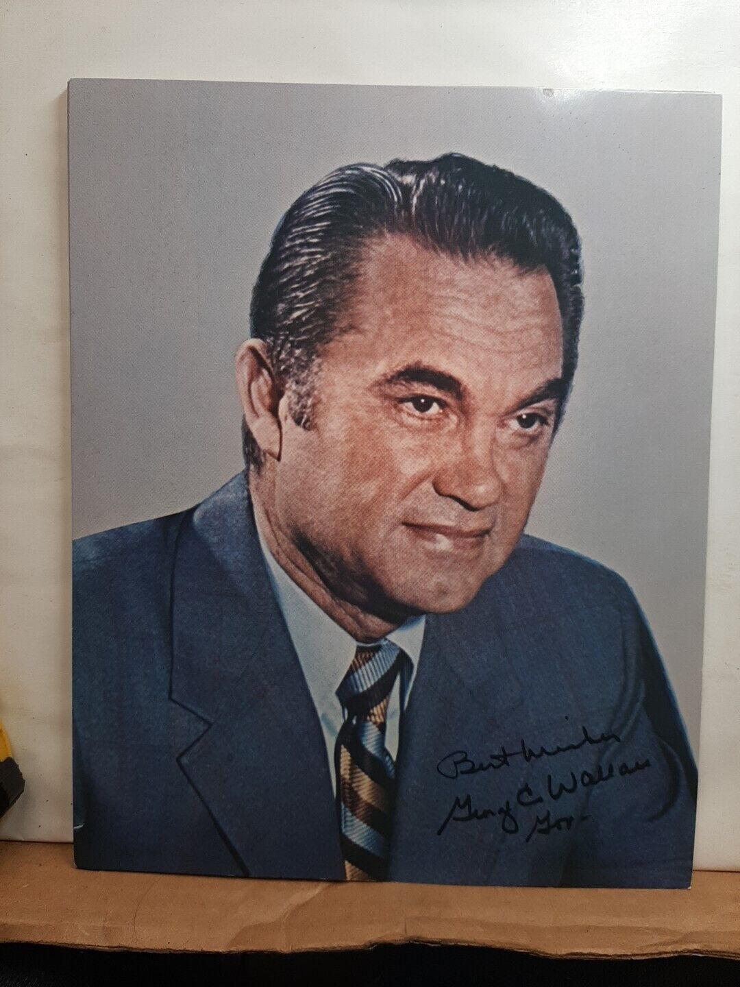 1972 George Wallace Photo / Alabama Gov/Pres Candidate Auto Signed