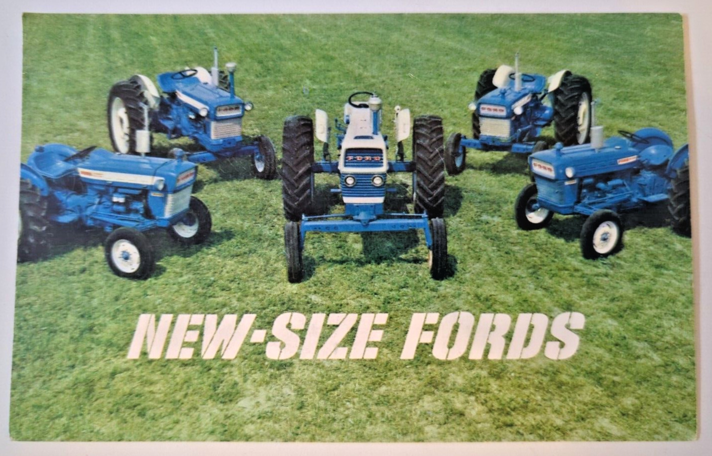1978 Ford Tractor New-Size Dealer Dealership postcard HTF