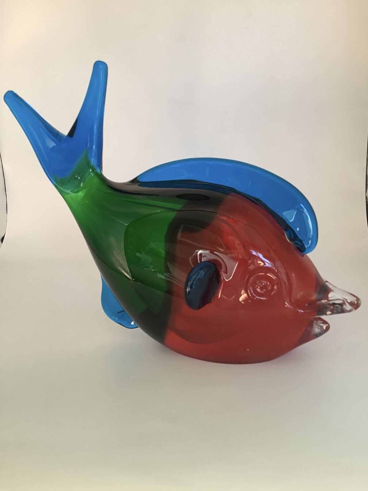 Colorful Murano Glass Fish~label