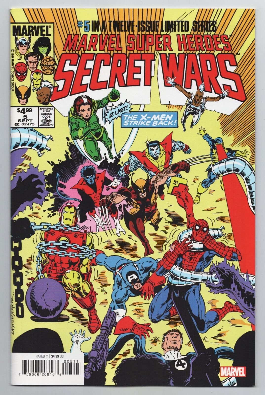 Marvel Super-Heroes Secret Wars #5 [1984] Facsimile Edition (2024) NM