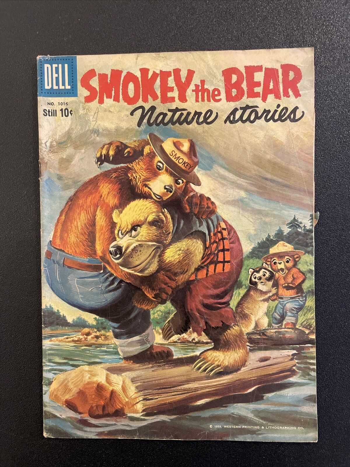 DELL FOUR COLOR #1016 Comic SILVER AGE 1959 SMOKEY THE BEAR NATURE STORIES