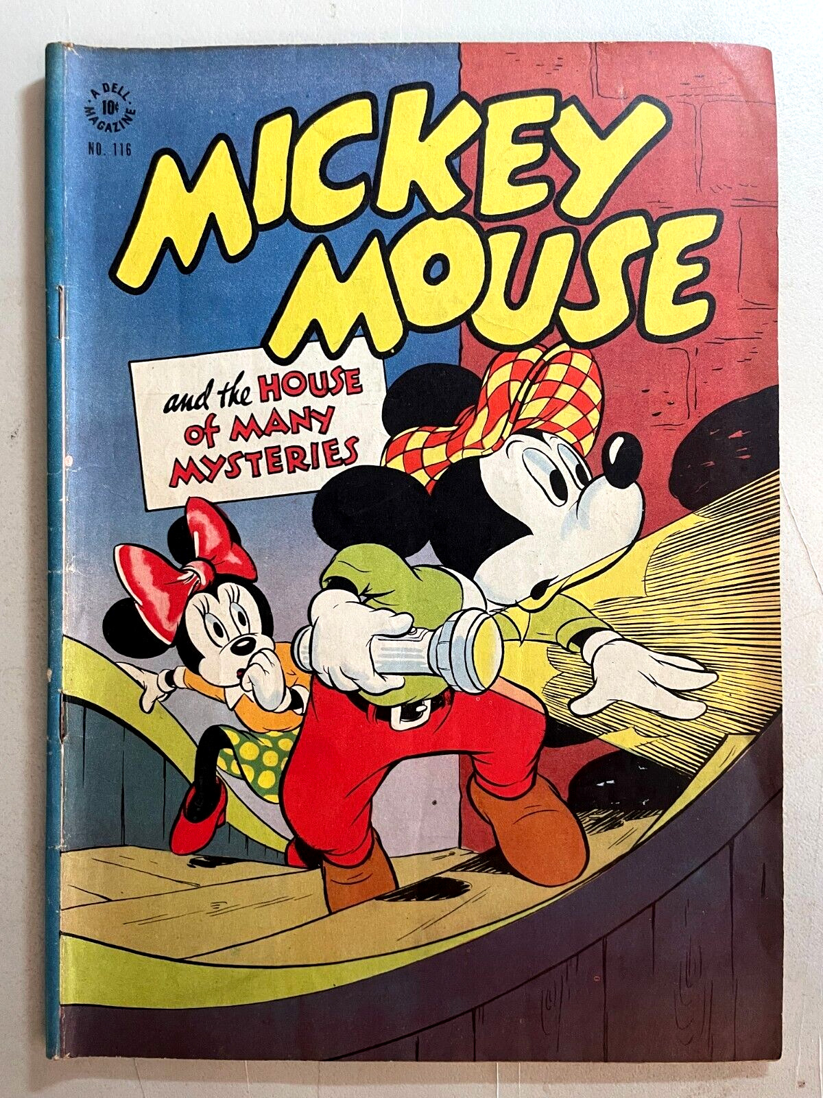 Four Color #116 (Mickey Mouse) 1946 Disney Dell 1946 VG Comic Book