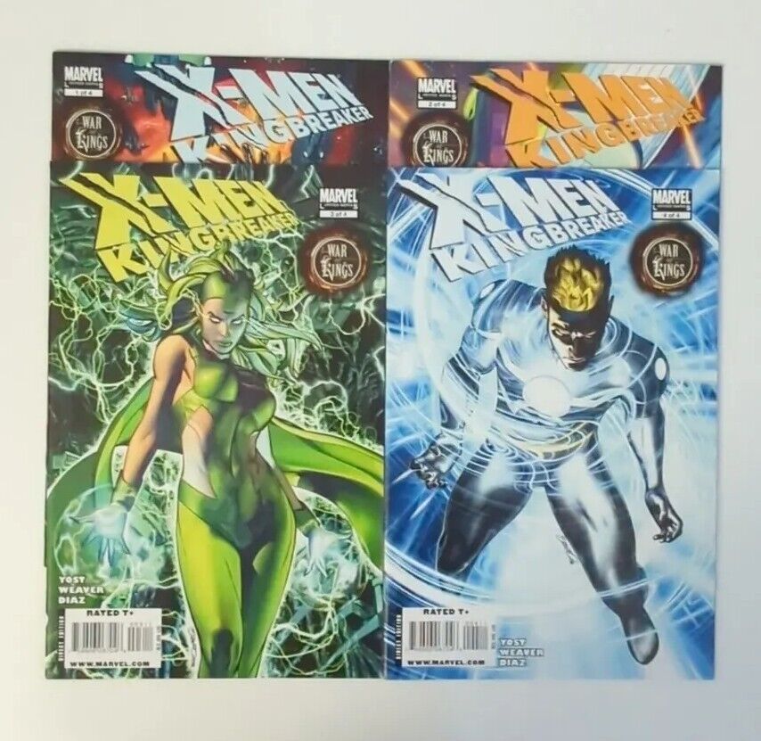 X-Men: King Breaker #1-4 (2009) 9.4 NM Marvel Complete Set High Grade Comic Book