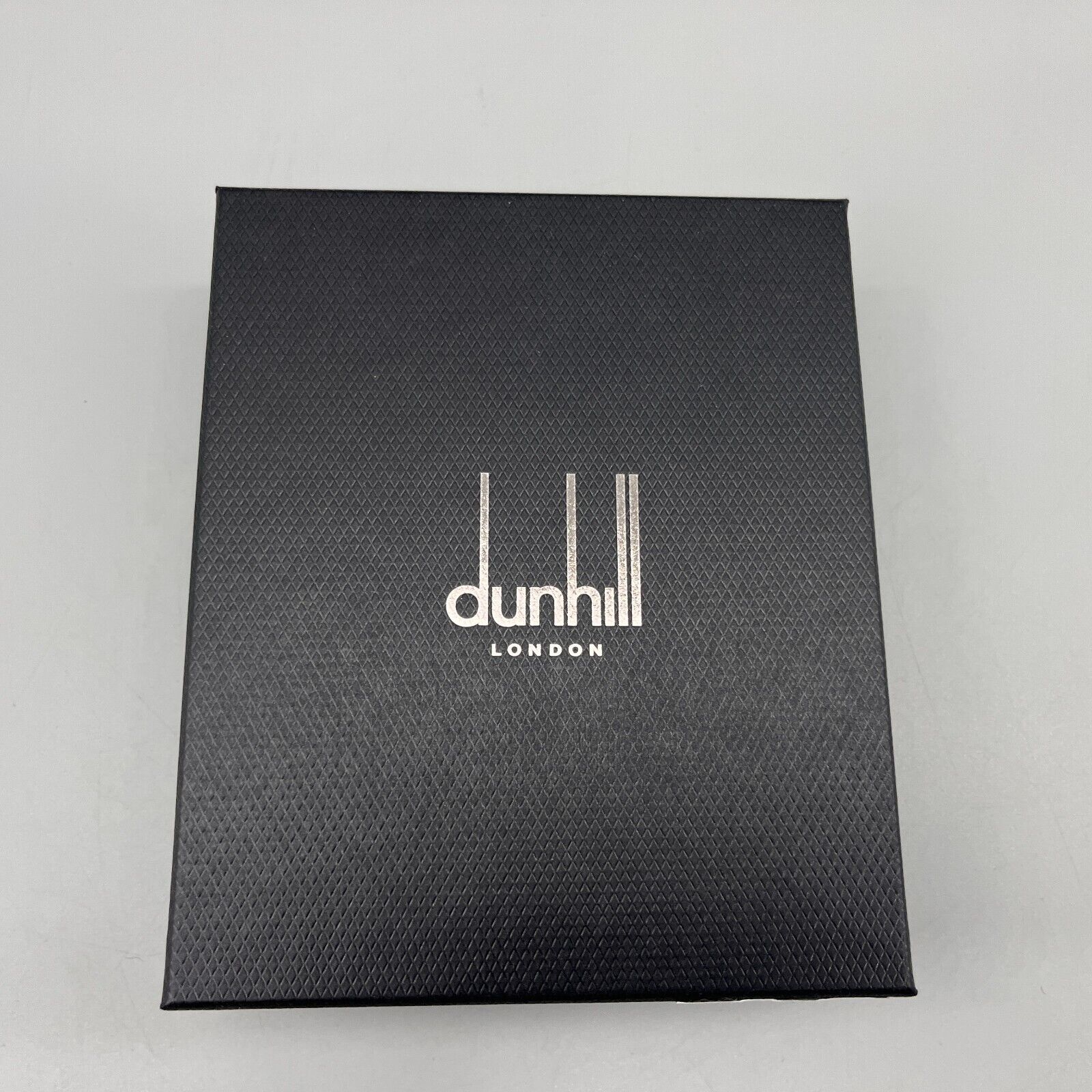 Dunhill London Black Empty Box with Protective Lining and Authenticity Card