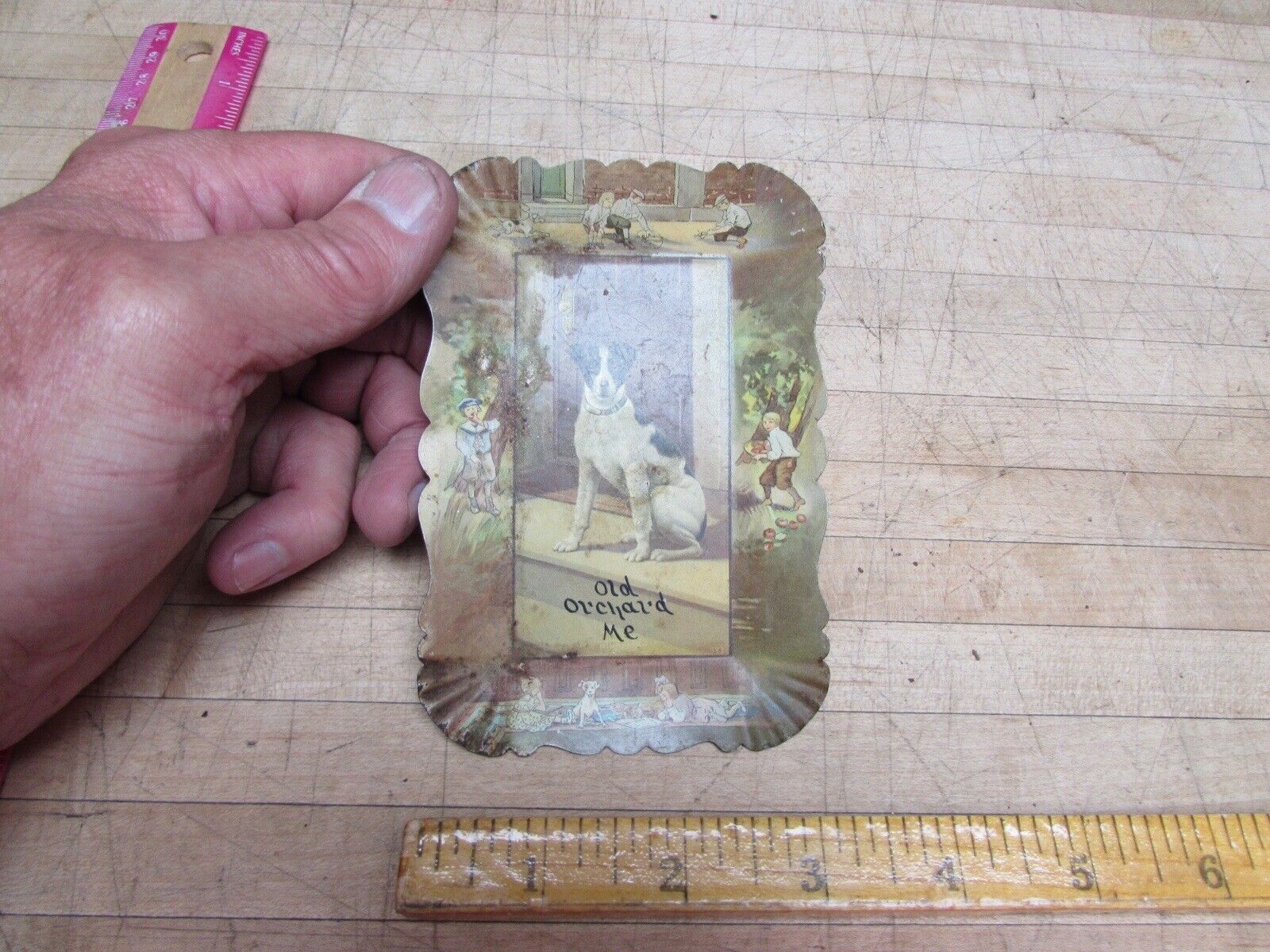 Old Orchard Maine tip tray , antique Souvenir