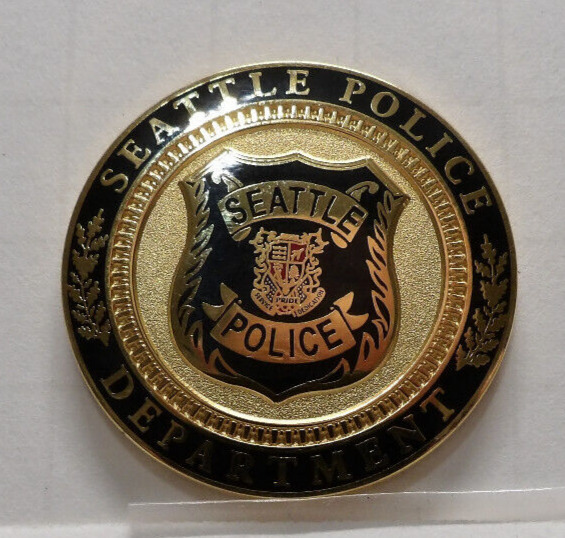 Seattle Police Dept Motocycle Drill Team Coin
