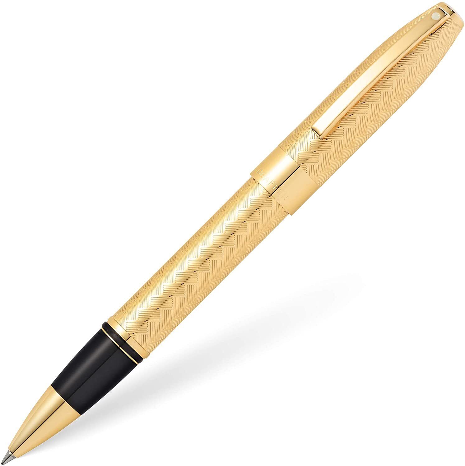Sheaffer Legacy Herringbone Rollerball Pen, 23K Gold, New In Box