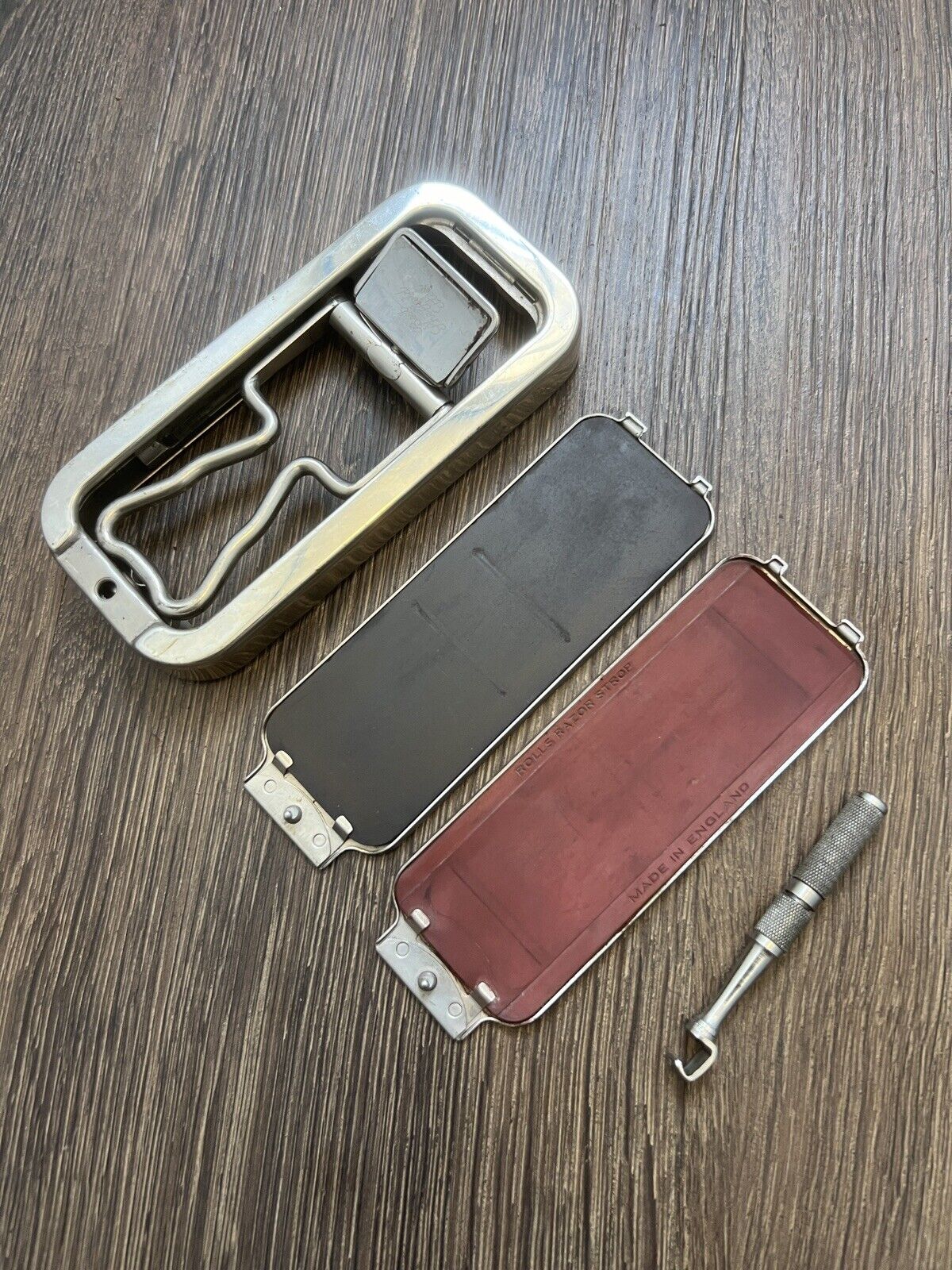 Vintage Rolls Razor with Built-In Strop and Whetter Made in England