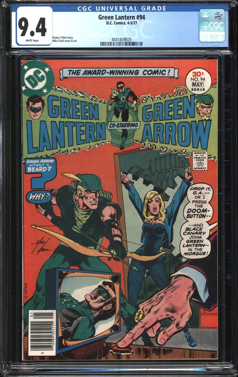Green Lantern (1960) # 94 CGC 9.4 NM
