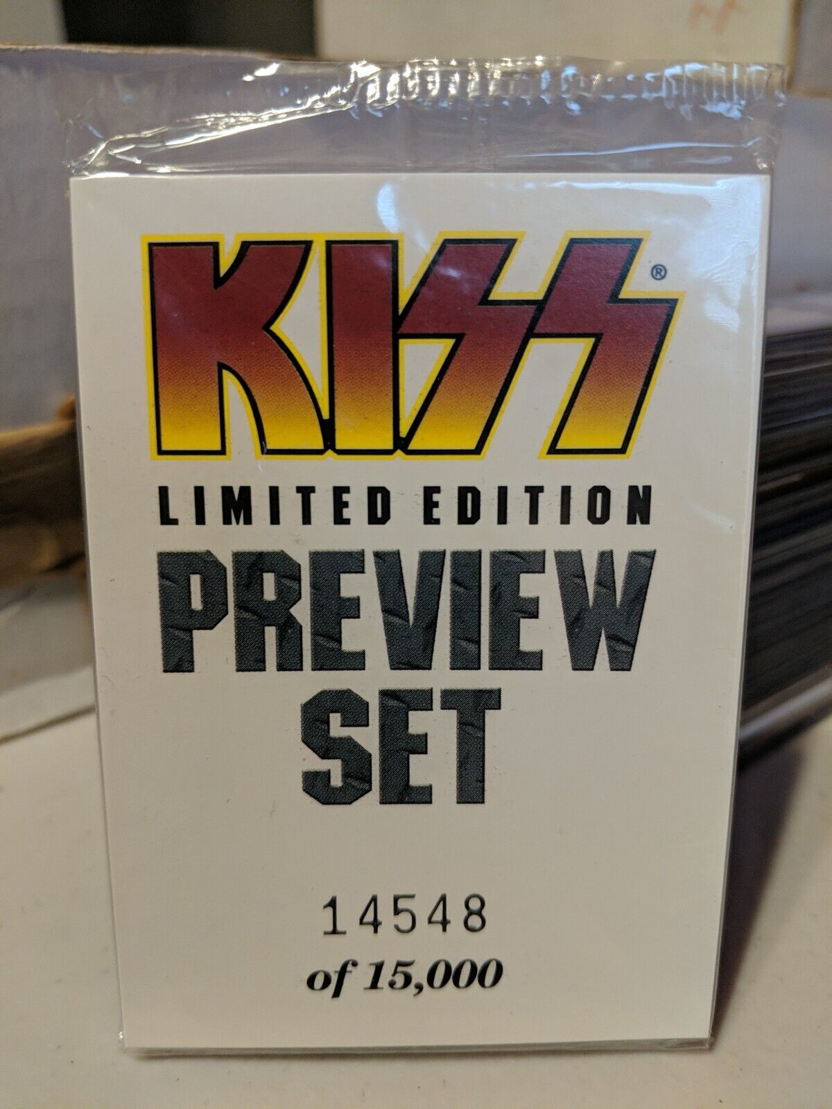 1997 KISS Limited Edition Preview Card Set (9) #14,548/15,000 NM