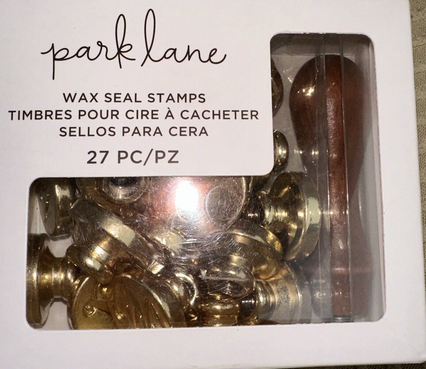 Park Lane Wax Seal Stamps Letters A-Z. NEW With Bonus Wax