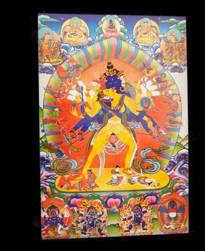 Tibetan Postcard Kala Chakra Mandala Buddhist Tibet Nepal 9267