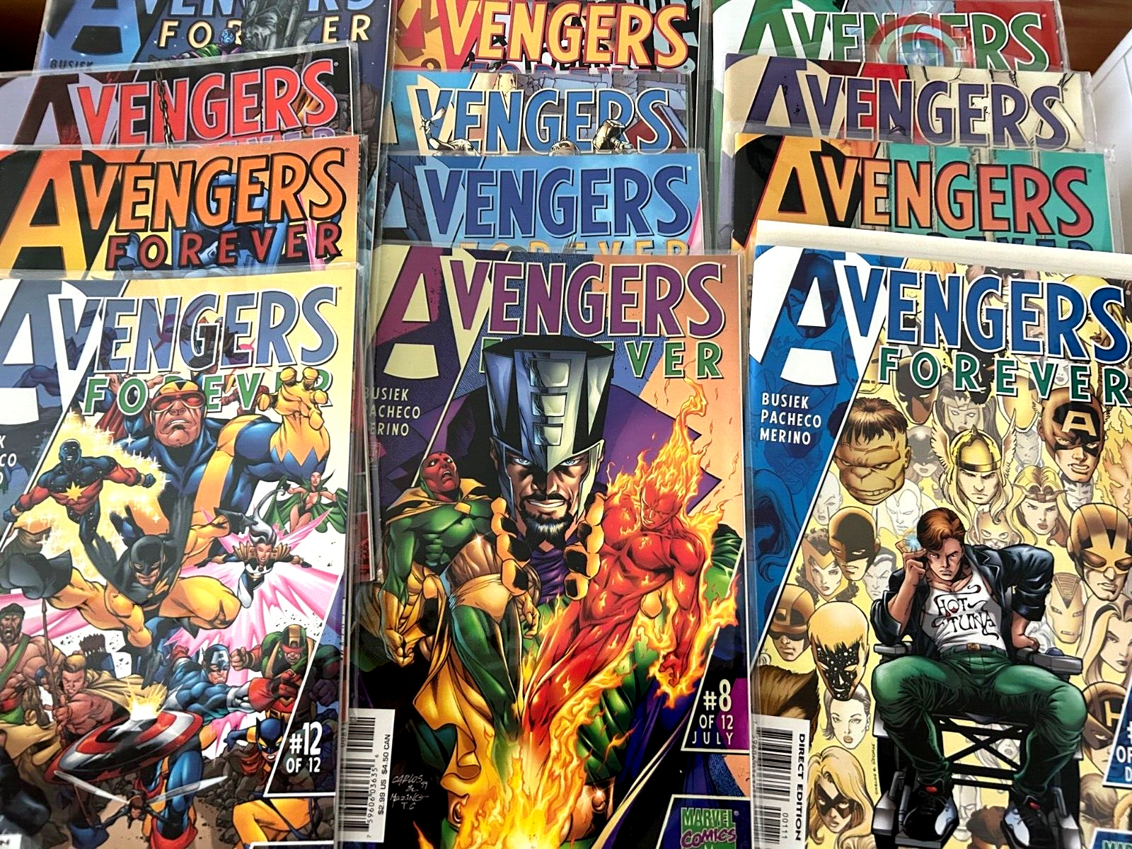 Avengers Forever (1998) Comic Lot Issues #1 - 12 complete run VF/NM Marvel Kang