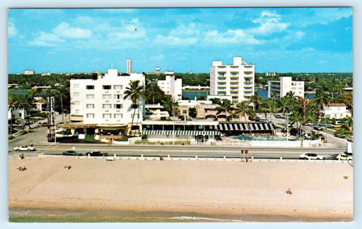FORT LAUDERDALE, Florida FL ~ Roadside CARIBBEAN TRADE WINDS HOTEL 1960s-70s