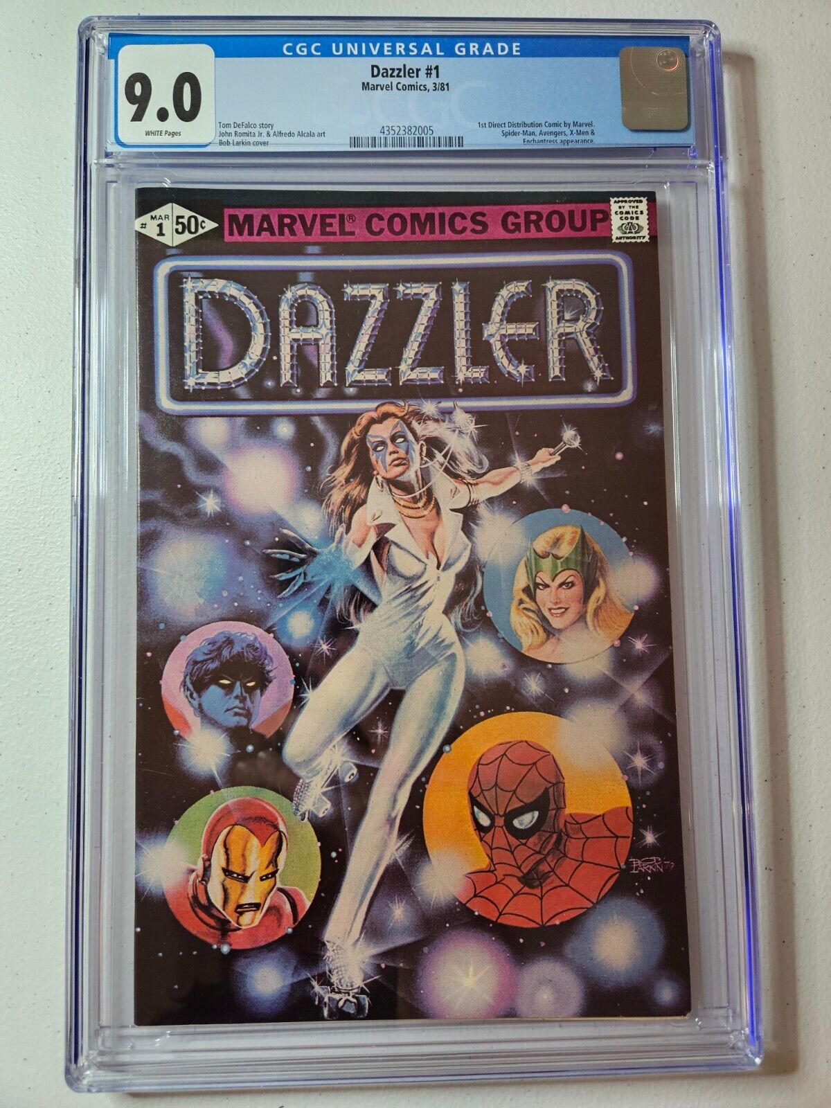 Dazzler #1 CGC 9.0 Marvel Comics 1981 - 4352382005 - Taylor Swift??