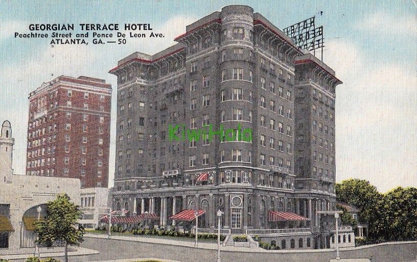 Postcard Georgian Terrace Hotel Atlanta GA Georgia