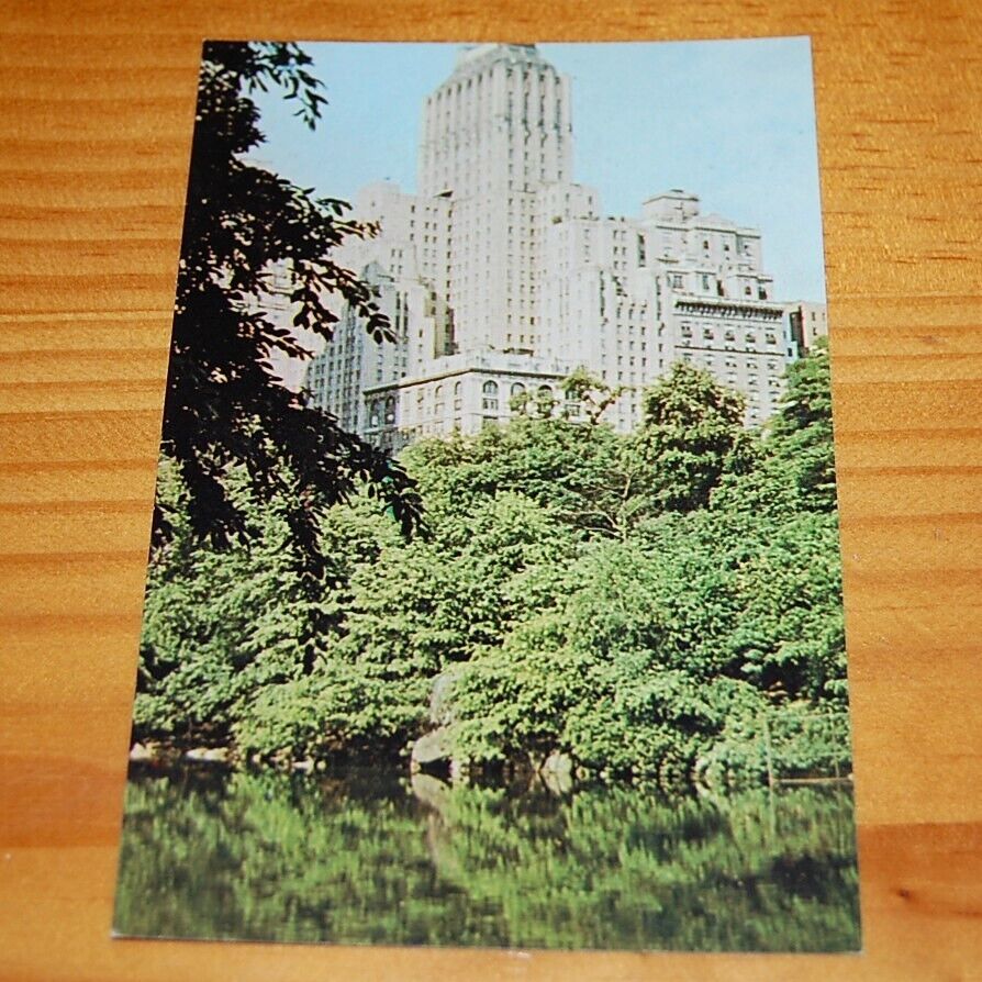 Chrome Postcard The Barbizon Plaza Hotel, directly on Central Park, New York, NY