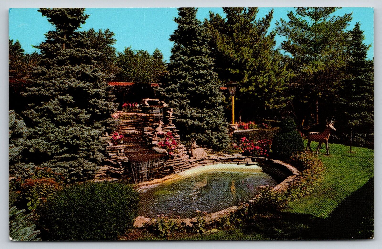 Gurnee Illinois~Rustic Manor Restaurant & Cocktail Lounge~Vintage Postcard