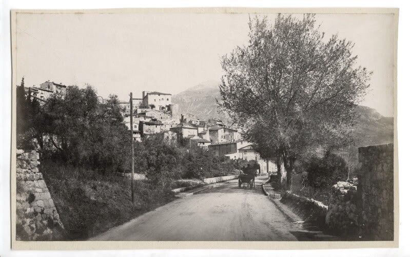 Albumen Print 1880s Italian Hill Town Francis Frith\'s Series Photograph