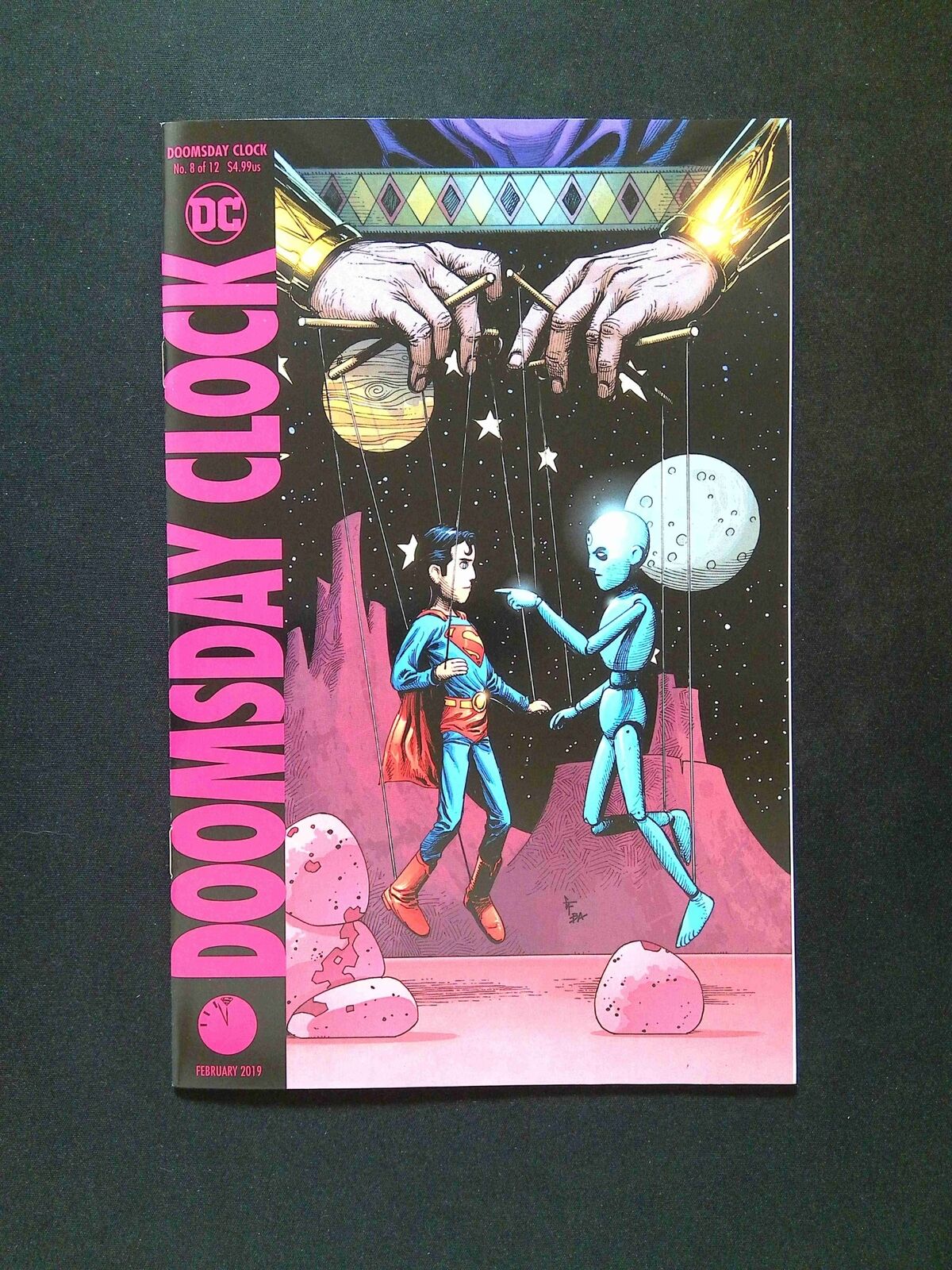 Doomsday Clock #8B  DC Comics 2018 NM+  FRANK VARIANT