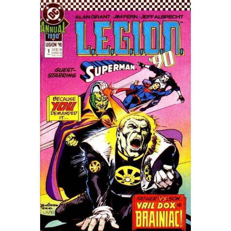 L.E.G.I.O.N. Annual #1 in Very Fine + condition. DC comics [l`