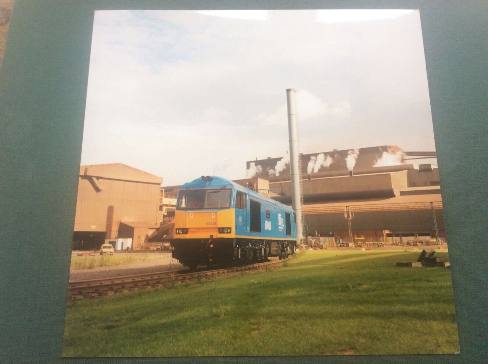Scunthorpe British Steel Colour Photo Print 2 Ironmaster Railway Rail Loco 8x8”