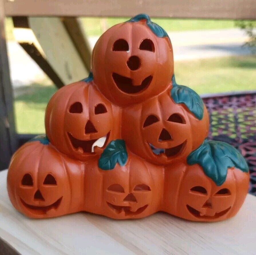 Lot Of Halloween Ceramic Pumpkins, Ghosts Etc.