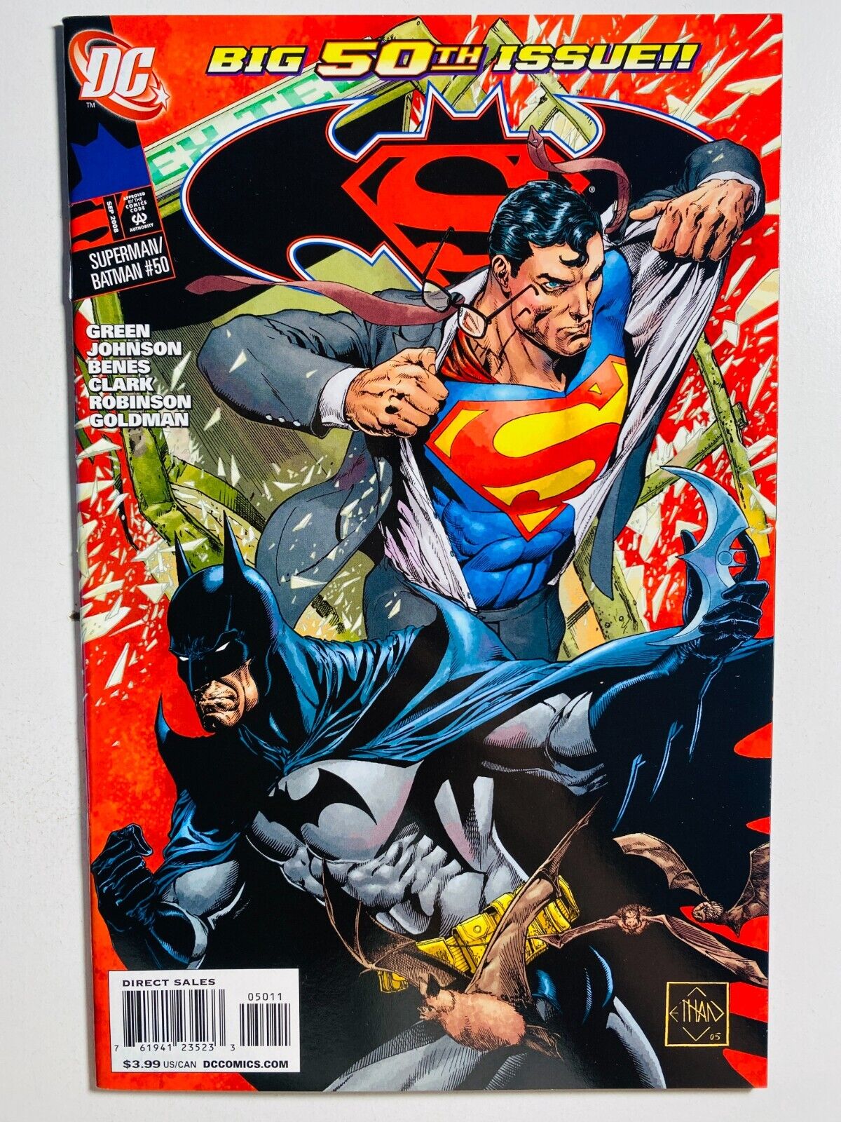 DC COMICS SUPERMAN/BATMAN #50 (2008) NM/MT COMIC DC1