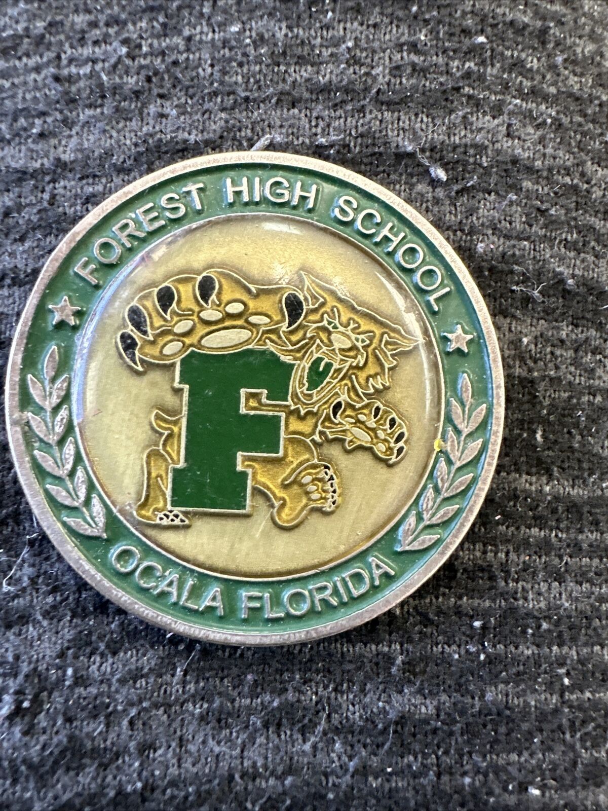 Vintage Forest High School OcALA Florida Token Above All FL931ST