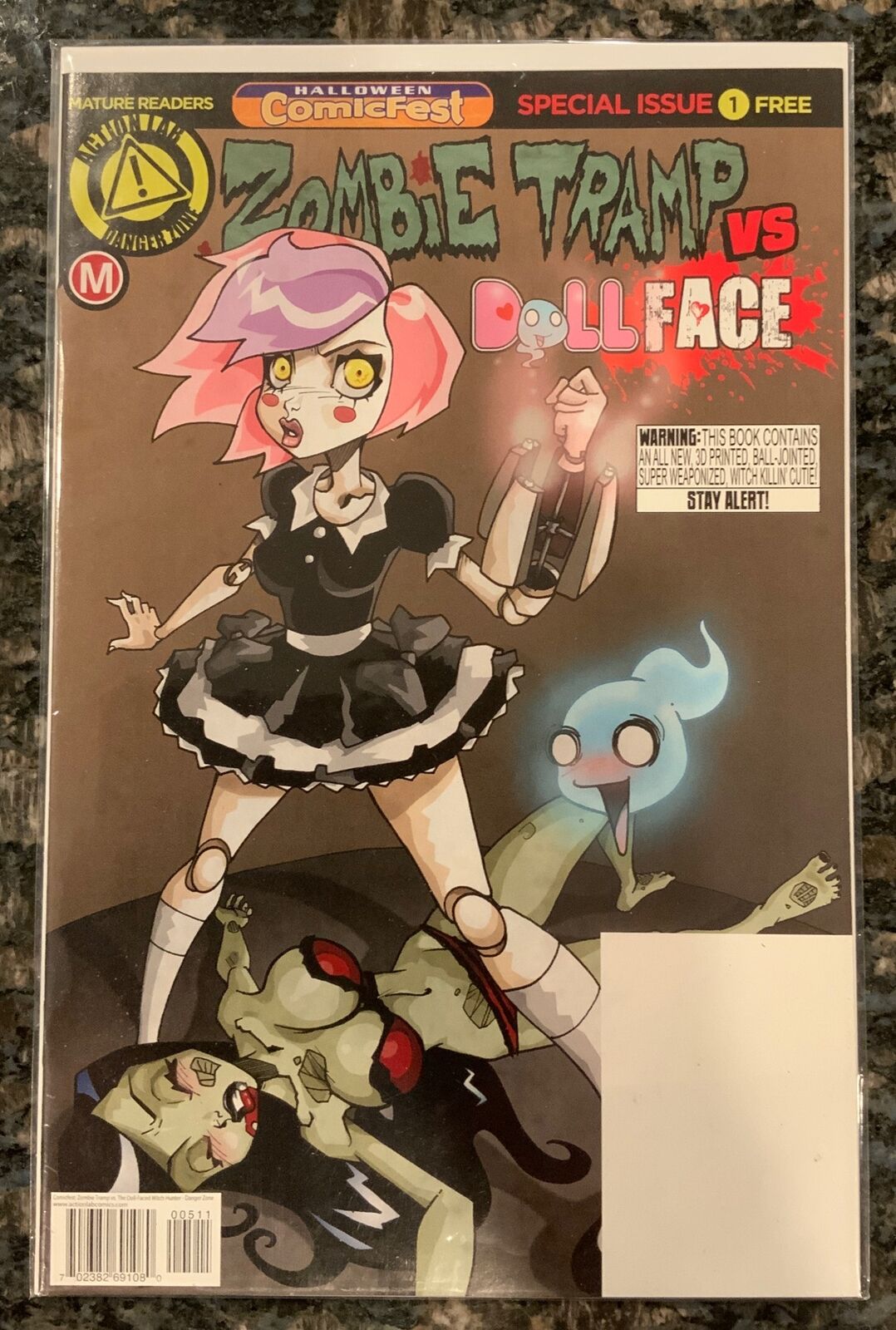 Zombie Tramp VS Dollface  #1 Action Labs 2016 Halloween Comicfest Special Issue