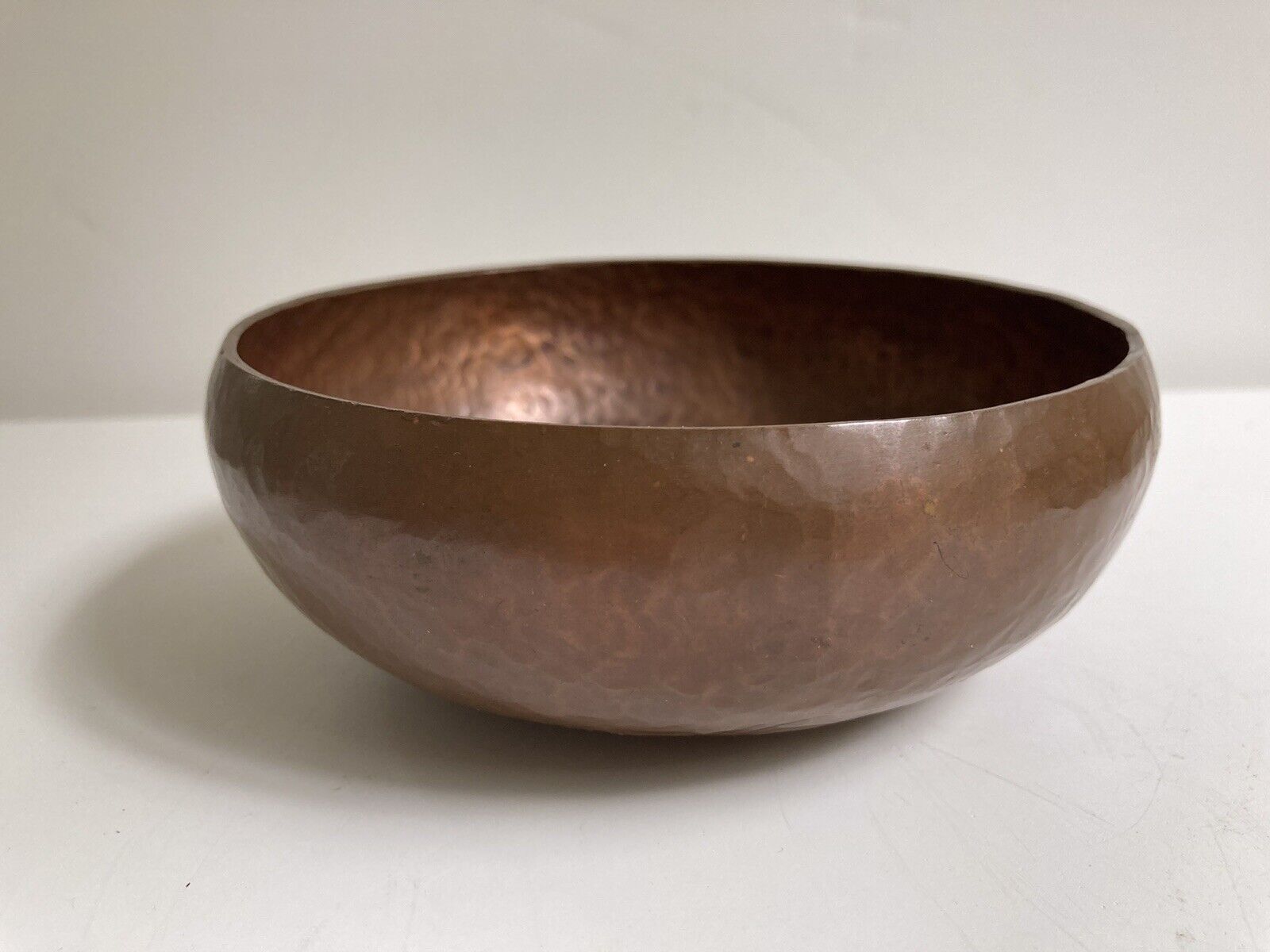 Arts & Crafts Hand hammered copper bowl Northland College Craft Shop