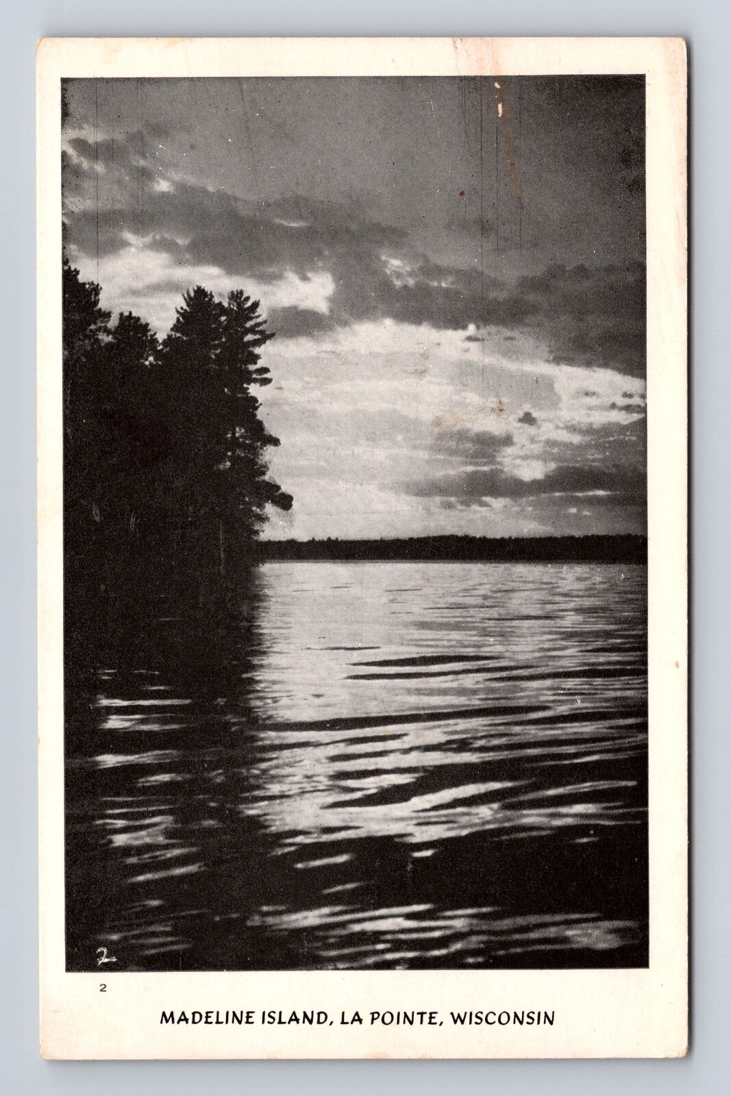 La Pointe WI- Wisconsin, Madeline Island, Antique, Vintage Souvenir Postcard