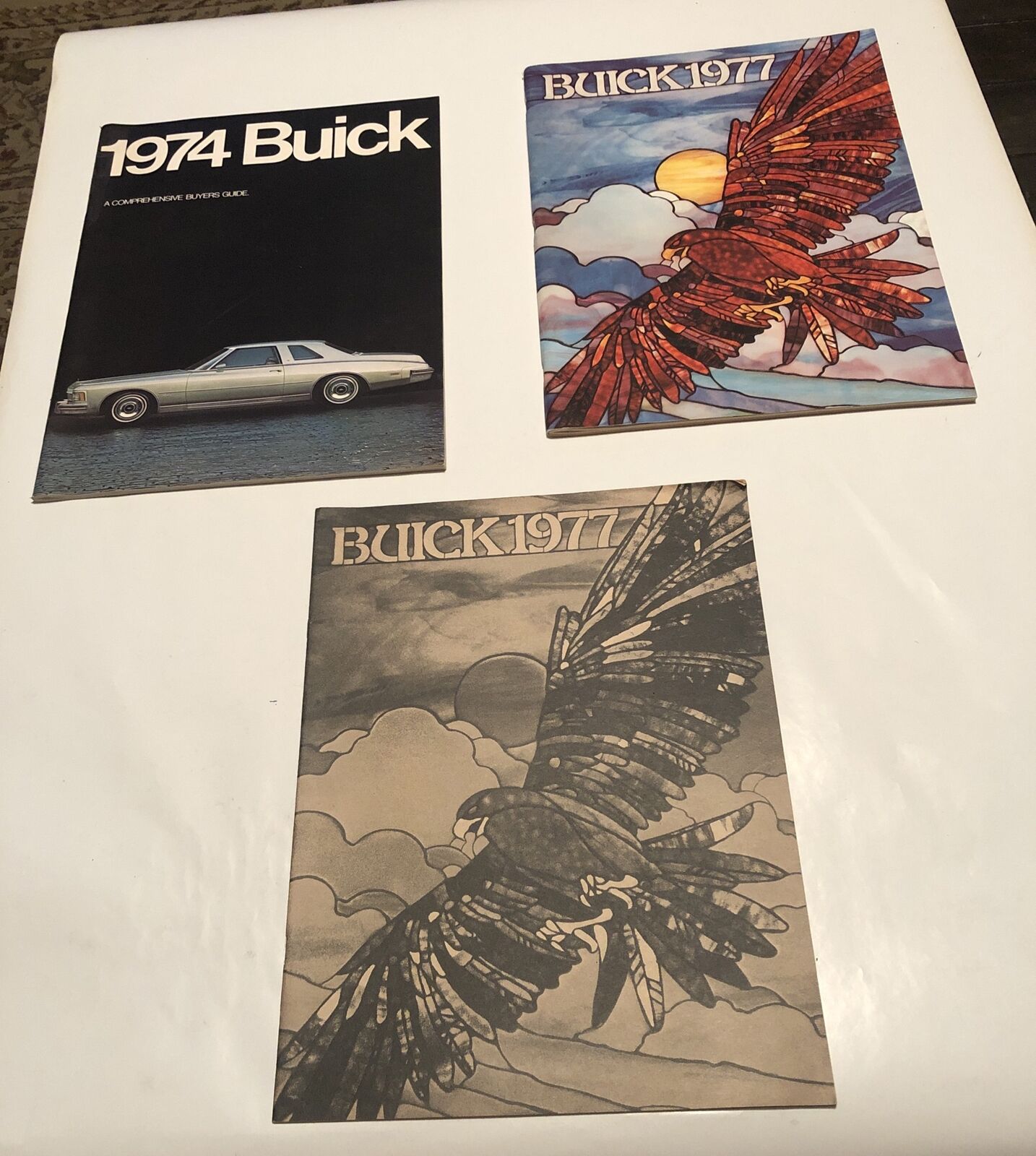 Vintage Buick 1974 And 1977 Car 🚘 Dealer Sales Brochures In Great Condition