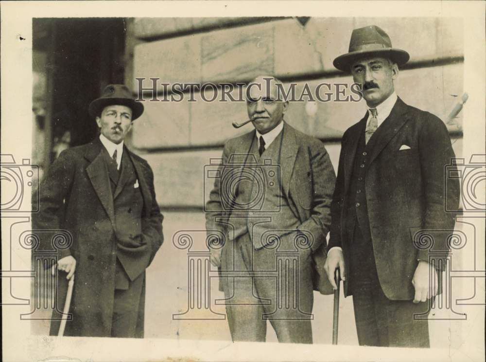1923 Press Photo Turkish delegates participating at the Lausanne Conference