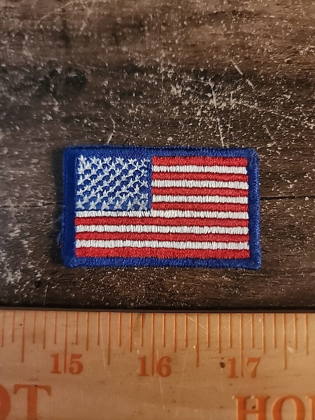 Vintage US American Flag Patch Uniform BSA Boy Scouts Of America Embroidered