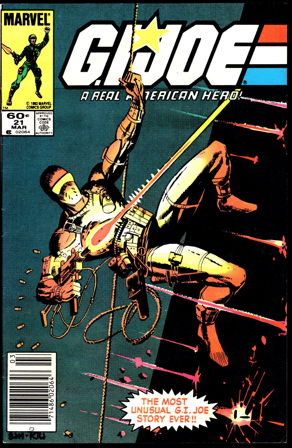 G.I. Joe A Real American Hero #21 1984 Newsstand 1st Print Storm Shadow FN/VF