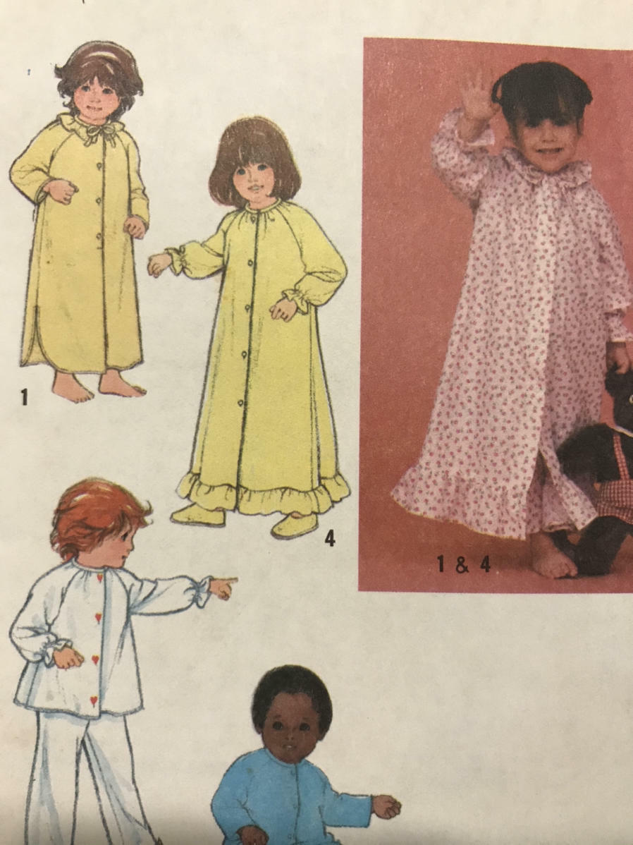 SIMPLICITY 9251 CHILD BOY GIRL Pattern Sewing 1979 UN-CUT Factory Fold Pajamas