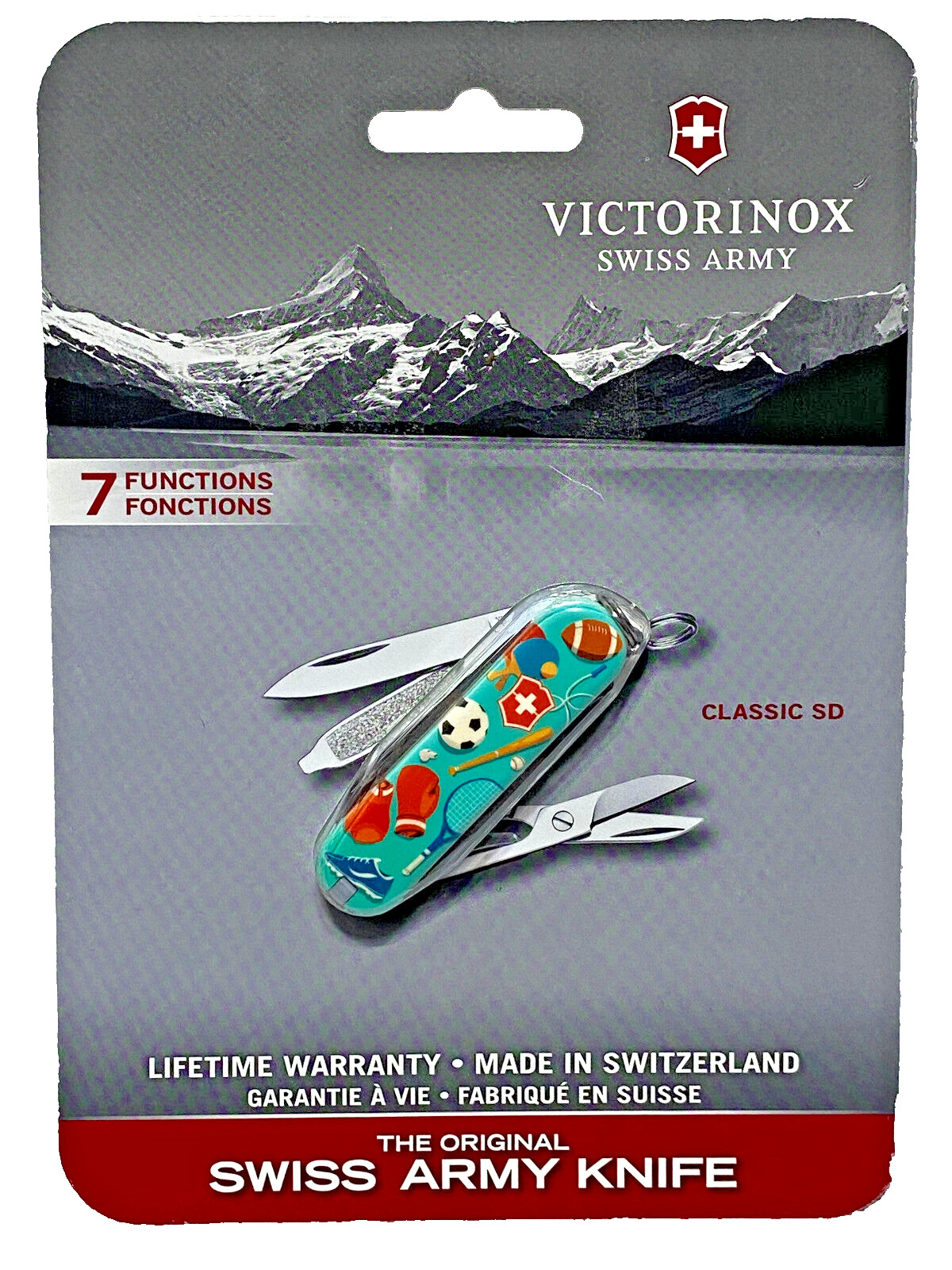 Genuine Victorinox Classic SD Swiss Army Knife - Sports World Lifetime Warranty