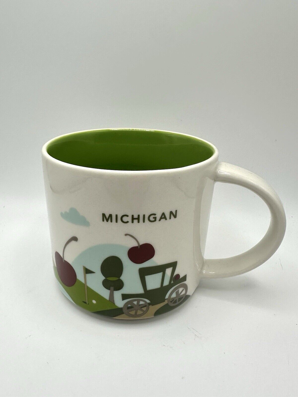 Starbucks Michigan Coffee Tea Mug 14oz You Are Here Collection 2015