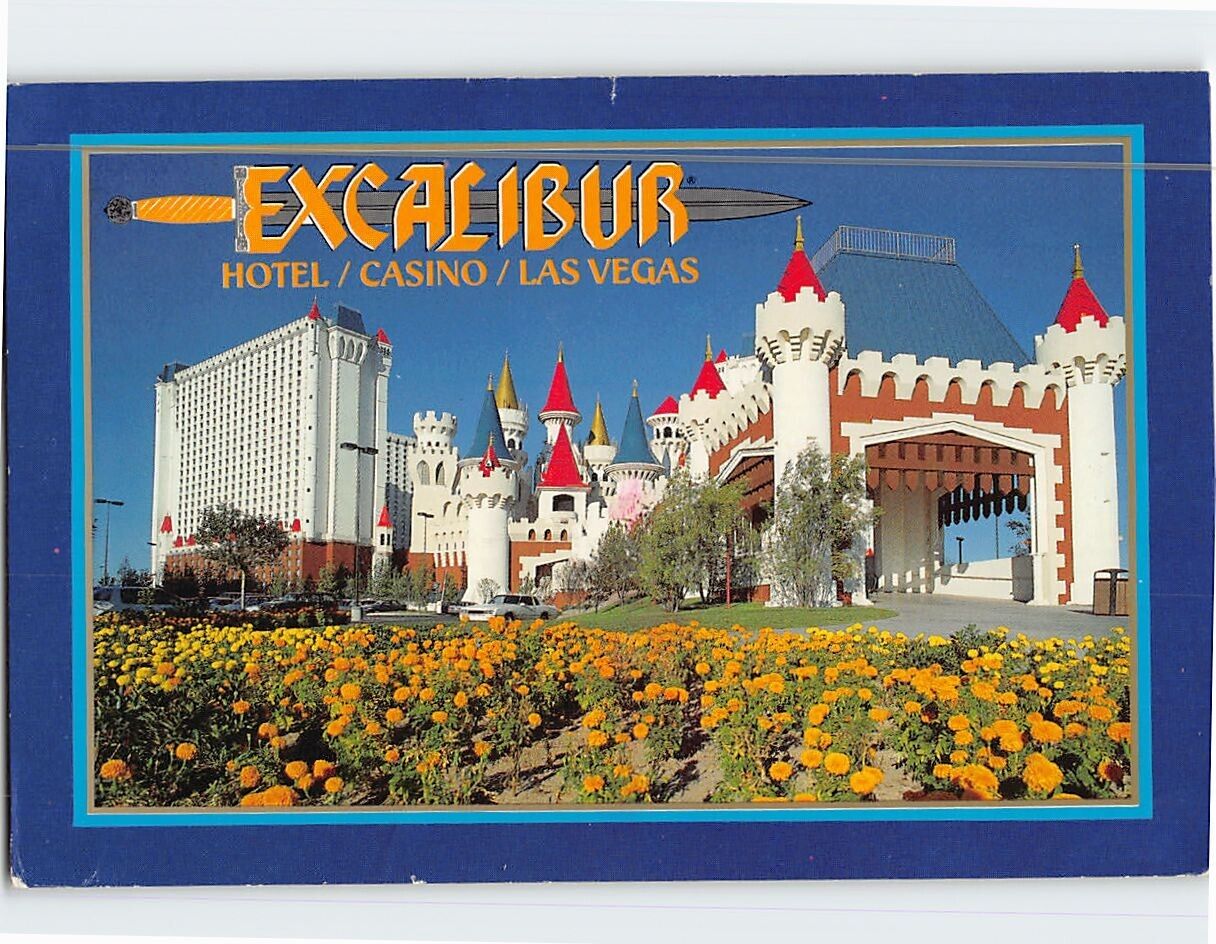 Postcard Excalibur Hotel Casino Las Vegas Nevada USA