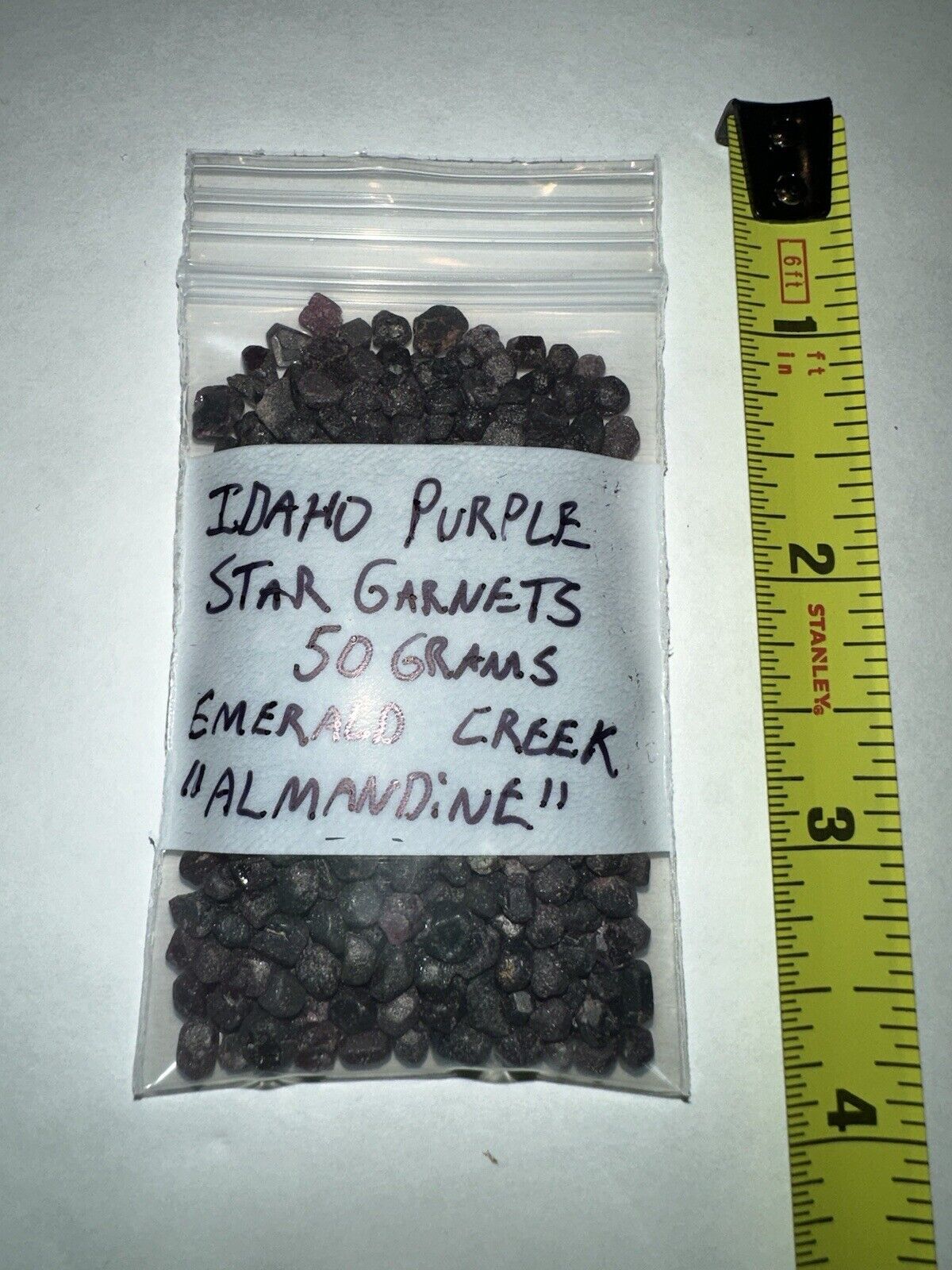 Idaho Purple Star Garnets 50 Grams Emerald Creek, Almandine Garnet Rough